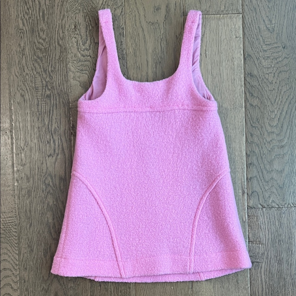 Zara Kids 6 Pink Wool Pinafore Dress